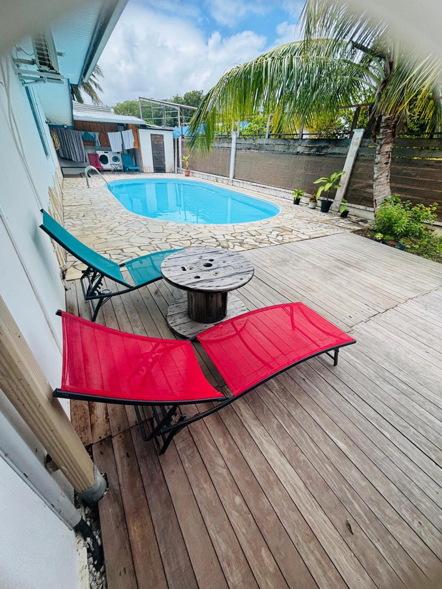 Sermie T2 Climatise Avec Piscine Kourou Buitenkant foto