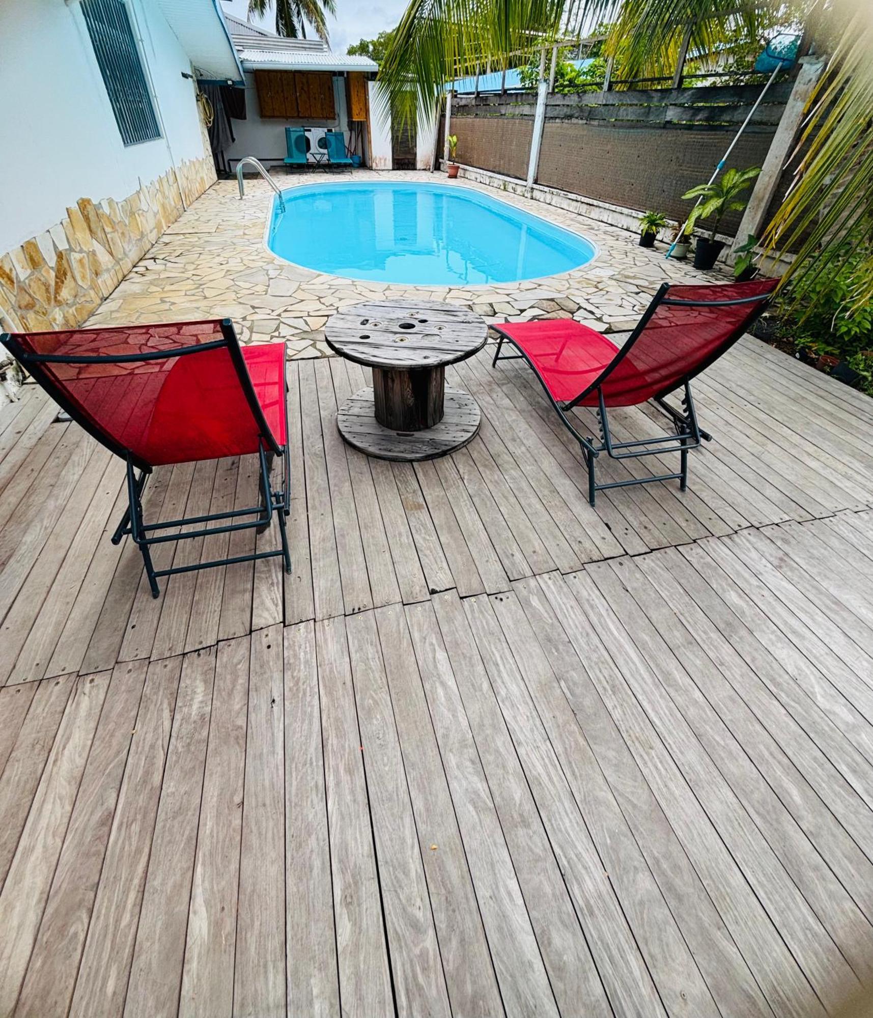 Sermie T2 Climatise Avec Piscine Kourou Buitenkant foto